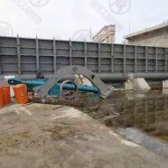 Length 25 Meters, Height 3 Meters, Bottom Shaft Steel Dam
