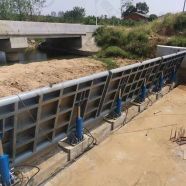 Length 20 Meters, Height 2.5 Meters Hydraulic Elevator Dam