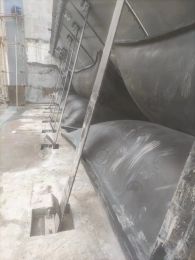 Shield rubber dam: length 60 meters, height 4.5 meters, double air bags, two spans in total