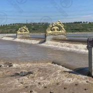 Water-filled rubber dam: length 50 meters, height 3 meters, 3-span rubber dam, total length of river rubber dam 150 meters