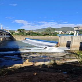 The Hua'an County water-filled rubber dam has performed an excellent water-blocking role for the Hua'an County Power Station after many flood seasons.
